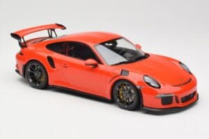 Porsche 911 991.1 GT3 RS Lava Orange Minichamps 1:18 155066220 Metaal — afbeelding 4 van 6