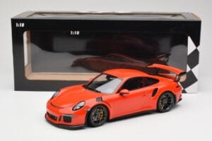Porsche 911 991.1 GT3 RS Lava Orange Minichamps 1:18 155066220 Metaal — afbeelding 6 van 6