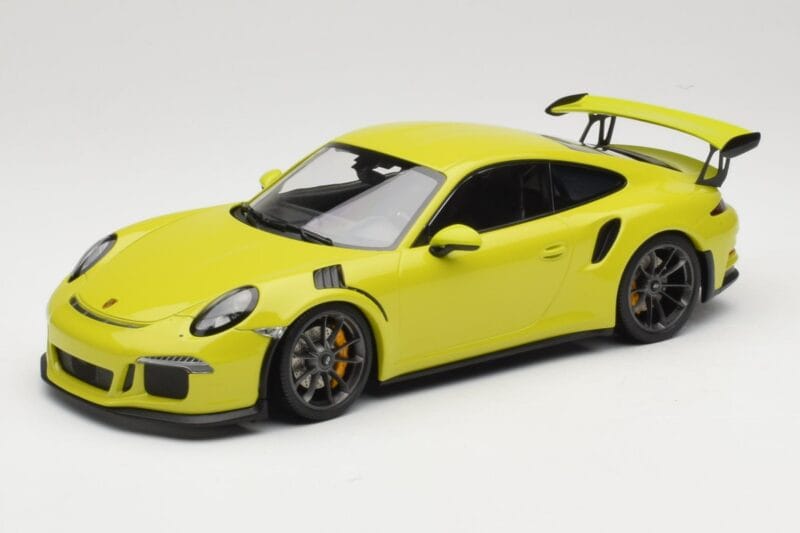 Porsche 911 991.1 GT3 RS Lichtgroen Minichamps 1:18 155066222 Metaal