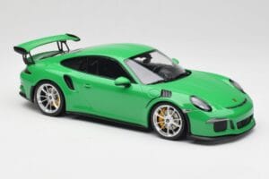 Porsche 911 991.1 GT3 RS Lizard Groen & Zilveren Wielen Minichamps 1:18 153066229 Metaal — afbeelding 4 van 6