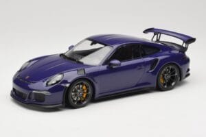 Porsche 911 991.1 GT3 RS Ultraviolet Minichamps 1:18 155066221 Metaal