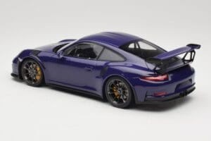 Porsche 911 991.1 GT3 RS Ultraviolet Minichamps 1:18 155066221 Metaal — afbeelding 5 van 6