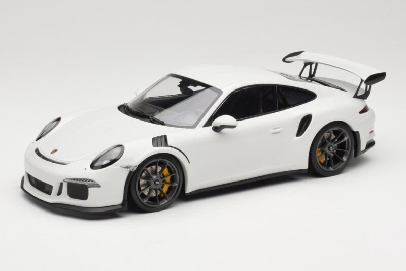 Porsche 911 991.1 GT3 RS Wit Zwarte Velgen Minichamps 1:18 153066224 Metaal