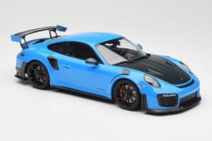 Porsche 911 991.2 GT2 RS Blauw met Zwarte Velgen Minichamps 1:18 155068308 Metaal — afbeelding 4 van 6