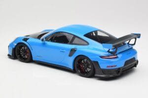 Porsche 911 991.2 GT2 RS Blauw met Zwarte Velgen Minichamps 1:18 155068308 Metaal — afbeelding 5 van 6