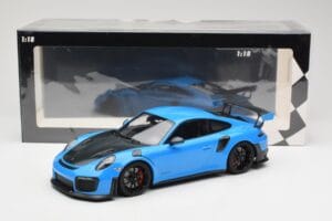 Porsche 911 991.2 GT2 RS Blauw met Zwarte Velgen Minichamps 1:18 155068308 Metaal — afbeelding 6 van 6