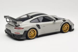 Porsche 911 991.2 GT2 RS Chalk Weissach Package Gouden Velgen Minichamps 1:18 155068304 Metaal — afbeelding 2 van 6