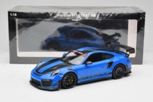 Porsche 911 991.2 GT2 RS MR Racing Blauw Minichamps 1:18 MR-911-GT2RS-1806 Metaal — afbeelding 6 van 6