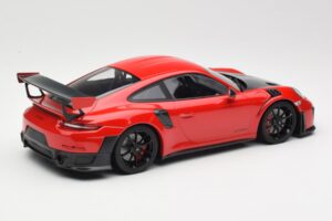Porsche 911 GT2 RS 991.2 Rood Zwarte Velgen Minichamps 1:18 155068307 Metaal — afbeelding 2 van 6