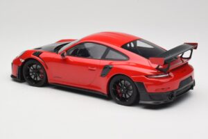 Porsche 911 GT2 RS 991.2 Rood Zwarte Velgen Minichamps 1:18 155968307 Metaal — afbeelding 5 van 6