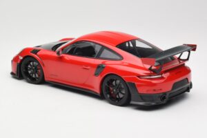 Porsche 911 GT2 RS 991.2 Rood Zwarte Velgen Minichamps 1:18 155068307 Metaal — afbeelding 5 van 6