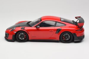 Porsche 911 GT2 RS 991.2 Rood Zwarte Velgen Minichamps 1:18 155968307 Metaal — afbeelding 3 van 6