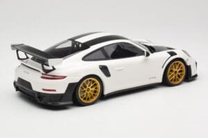 Porsche 911 991.2 GT2 RS Weissach Package Wit Met Gouden Velgen Minichamps 1:18 153068308 Metaal — afbeelding 2 van 6