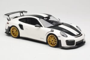 Porsche 911 991.2 GT2 RS Weissach Package Wit Met Gouden Velgen Minichamps 1:18 153068308 Metaal — afbeelding 4 van 6
