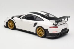 Porsche 911 991.2 GT2 RS Weissach Package Wit Met Gouden Velgen Minichamps 1:18 153068308 Metaal — afbeelding 5 van 6