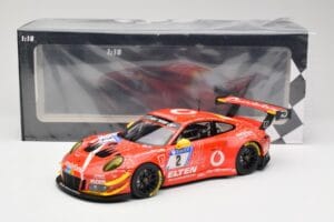 Porsche 911 991.2 GT3 R #2 Team Gigaspeed S. Bockmann 24 Hours of Nurburgring 2018 Minichamps 1:18 155186902 Metaal — afbeelding 6 van 6