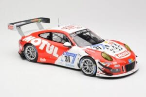 Porsche 911 991.2 GT3 R #31 Frikadelli Racing K. Bachler / M. Christensen 24 Hours of Nurburgring 2017 Minichamps 1:18 155176 — afbeelding 4 van 6