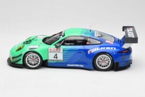 Porsche 911 991.2 GT3 R #4 Falken Motorsports J. Bergmeister / M. Ragginger VLN Westfalenfahrt 2017 Minichamps 1:18 155176904 — afbeelding 3 van 6