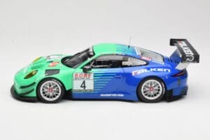 Porsche 911 991.2 GT3 R #4 Falken K. Bachler / M. Ragginger VLN Winner Round 6 2018 Minichamps 1:18 153186994 Metaal — afbeelding 3 van 6