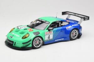 Porsche 911 991.2 GT3 R #4 Falken K. Bachler / M. Ragginger VLN Winner Round 6 2018 Minichamps 1:18 153186994 Metaal