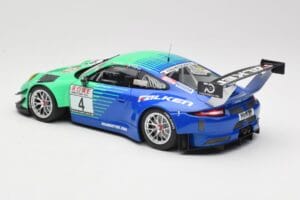 Porsche 911 991.2 GT3 R #4 Falken K. Bachler / M. Ragginger VLN Winner Round 6 2018 Minichamps 1:18 153186994 Metaal — afbeelding 5 van 6