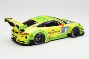 Porsche 911 991.2 GT3 R #911 Manthey Racing R. Dumas / F. Makowiecki 24 Hours of Nurburgring 2017 Minichamps 1:18 155176911 M — afbeelding 2 van 6