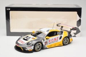 Porsche 911 991.2 GT3 R #99 Rowe Racing D. Olsen / M. Campbell 24 Hours of Spa 2019 Minichamps 1:18 155196099 Metaal — afbeelding 6 van 6