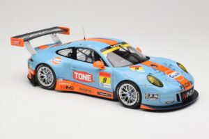 Porsche 911 991.2 GT3 R Pacific Gulf Racing #9 J. Lammers / K. Miura Super GT 300 Series 2017 Minichamps 1:18 155176909 Metaa — afbeelding 4 van 6