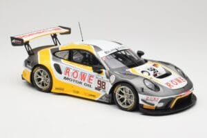 Porsche 911 991.2 GT3 R Rowe Racing #98 N. Muller / R. Dumas / M. Jaminet 24 Hours of Spa 2019 Minichamps 1:18 155196098 Meta — afbeelding 4 van 6