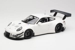 Porsche 911 991.2 GT3 R Wit met Zwarte Velgen Minichamps 1:18 155186900 Metaal