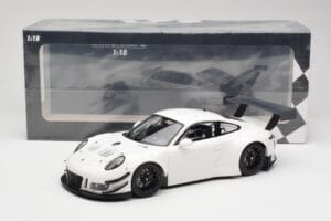 Porsche 911 991.2 GT3 R Wit met Zwarte Velgen Minichamps 1:18 155186900 Metaal — afbeelding 6 van 6
