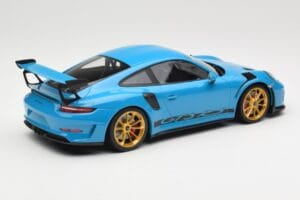 Porsche 911 991.2 GT3 RS Blauw met Gouden Velgen Minichamps 1:18 155068222 Metaal — afbeelding 2 van 6