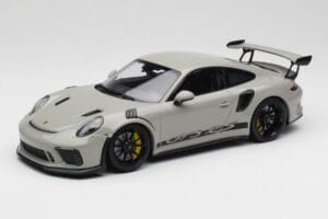Porsche 911 991.2 GT3 RS Chalk Wording Zwarte Velgen Minichamps 1:18 153068230 Metaal