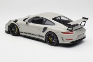 Porsche 911 991.2 GT3 RS Chalk Wording Zwarte Velgen Minichamps 1:18 153068230 Metaal — afbeelding 5 van 6