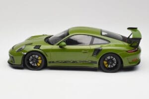 Porsche 911 991.2 GT3 RS Lizard Groen Met Zwarte Velgen Minichamps 1:18 155068233 Metaal — afbeelding 3 van 6