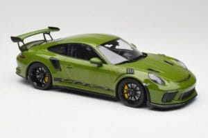 Porsche 911 991.2 GT3 RS Lizard Groen Met Zwarte Velgen Minichamps 1:18 155068233 Metaal — afbeelding 4 van 6