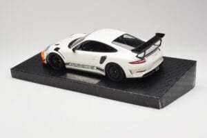 Porsche 911 991.2 GT3 RS Manthey Racing Wit & Blauw & Oranje Minichamps 1:18 MR-911-GT3RS-1805 Metaal — afbeelding 5 van 6