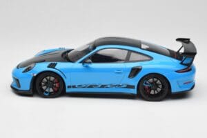 Porsche 911 991.2 GT3 RS Miami Blauw Weissach Package & Zwarte Magnesium Wielen Minichamps 1:18 153068231 Metaal — afbeelding 3 van 6