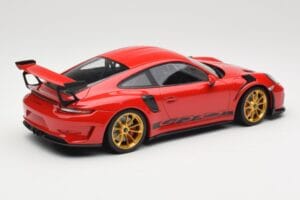 Porsche 911 991.2 GT3 RS Rood met Gouden Velgen Minichamps 1:18 155068220 Metaal — afbeelding 2 van 6