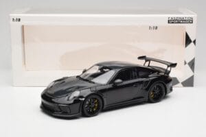 Porsche 911 991.2 GT3 RS Weissach Package Zwart & Zwarte Wielen Minichamps 1:18 153068228 Metaal — afbeelding 6 van 6