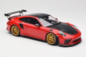 Porsche 911 991.2 GT3 RS Weissach Package Guards Red Gouden Magnesium Velgen Minichamps 1:18 153068236 Metaal — afbeelding 4 van 6