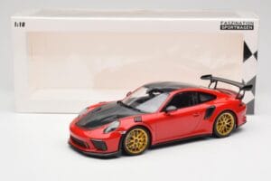 Porsche 911 991.2 GT3 RS Weissach Package Guards Red Gouden Magnesium Velgen Minichamps 1:18 153068236 Metaal — afbeelding 6 van 6