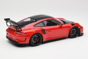 Porsche 911 991.2 GT3 RS Weissach Package Rood met Zwarte Velgen Minichamps 1:18 155068230 Metaal — afbeelding 2 van 6