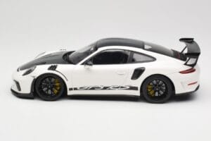 Porsche 911 991.2 GT3 RS Weissach Package Wit Wording Zwarte Magnesium Velgen Minichamps 1:18 153068225 Metaal — afbeelding 3 van 6