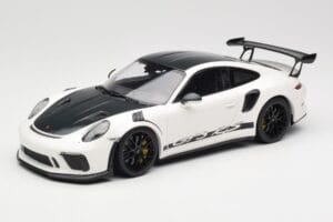 Porsche 911 991.2 GT3 RS Weissach Package Wit Wording Zwarte Magnesium Velgen Minichamps 1:18 153068225 Metaal