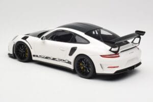 Porsche 911 991.2 GT3 RS Weissach Package Wit Wording Zwarte Magnesium Velgen Minichamps 1:18 153068225 Metaal — afbeelding 5 van 6