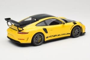Porsche 911 991.2 GT3 RS Geel Weissach Package Platinum Wheels Minichamps 1:18 155068221 Metaal — afbeelding 2 van 6