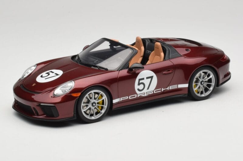 Porsche 911 991.2 Speedster Heritage Edition Cherry Metallic GT Spirit 1:18 GT929 Hars