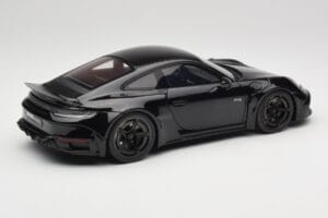 Porsche 911 992 Brabus 900 Rocket-R Obsidian Black GT Spirit 1:18 GT502 Hars — afbeelding 2 van 6