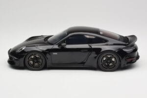 Porsche 911 992 Brabus 900 Rocket-R Obsidian Black GT Spirit 1:18 GT502 Hars — afbeelding 3 van 6
